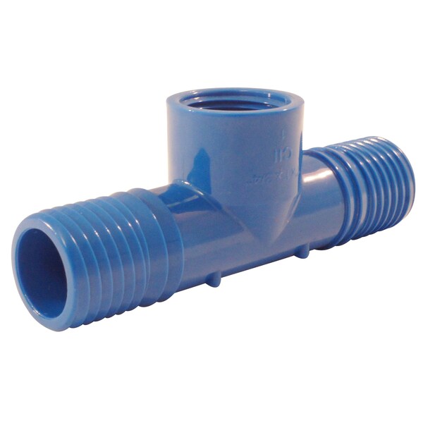 Apollo 1 in. x 3/4 in. Blue Twister Polypropylene Insert x FPT Tee ABTFT1134 - main
